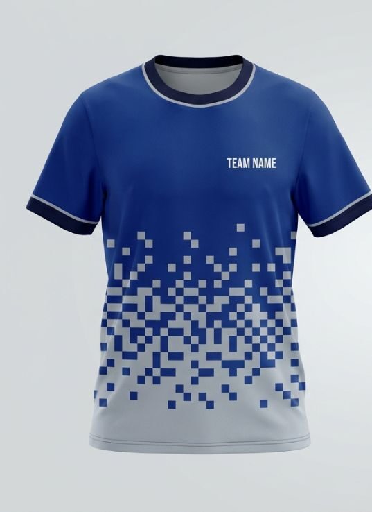 Royal Pixel Badminton Jersey