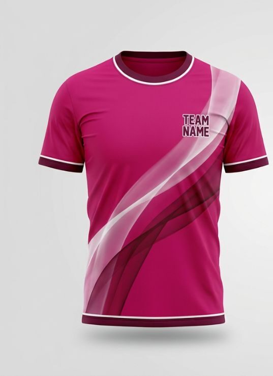 Magenta Flow Badminton Jersey