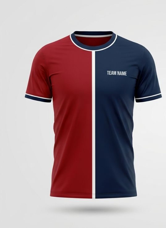 Crimson Split Badminton Jersey