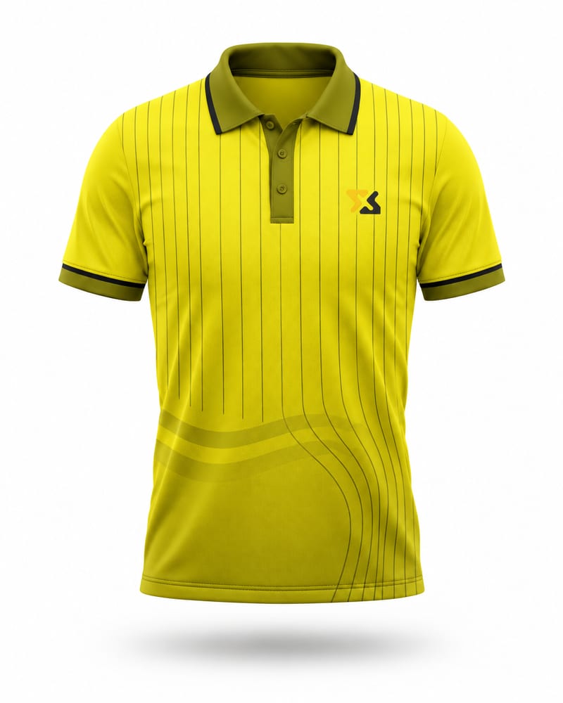 Volt Pinstripe Cricket Jersey