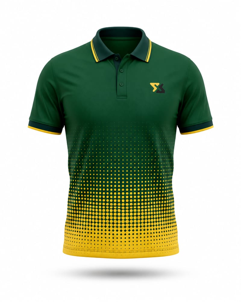 Bottle Halftone Cricket Jersey