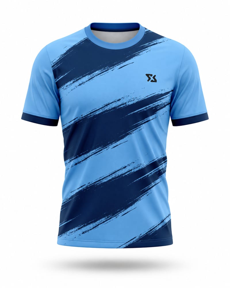 Sky Brush Cricket Jersey