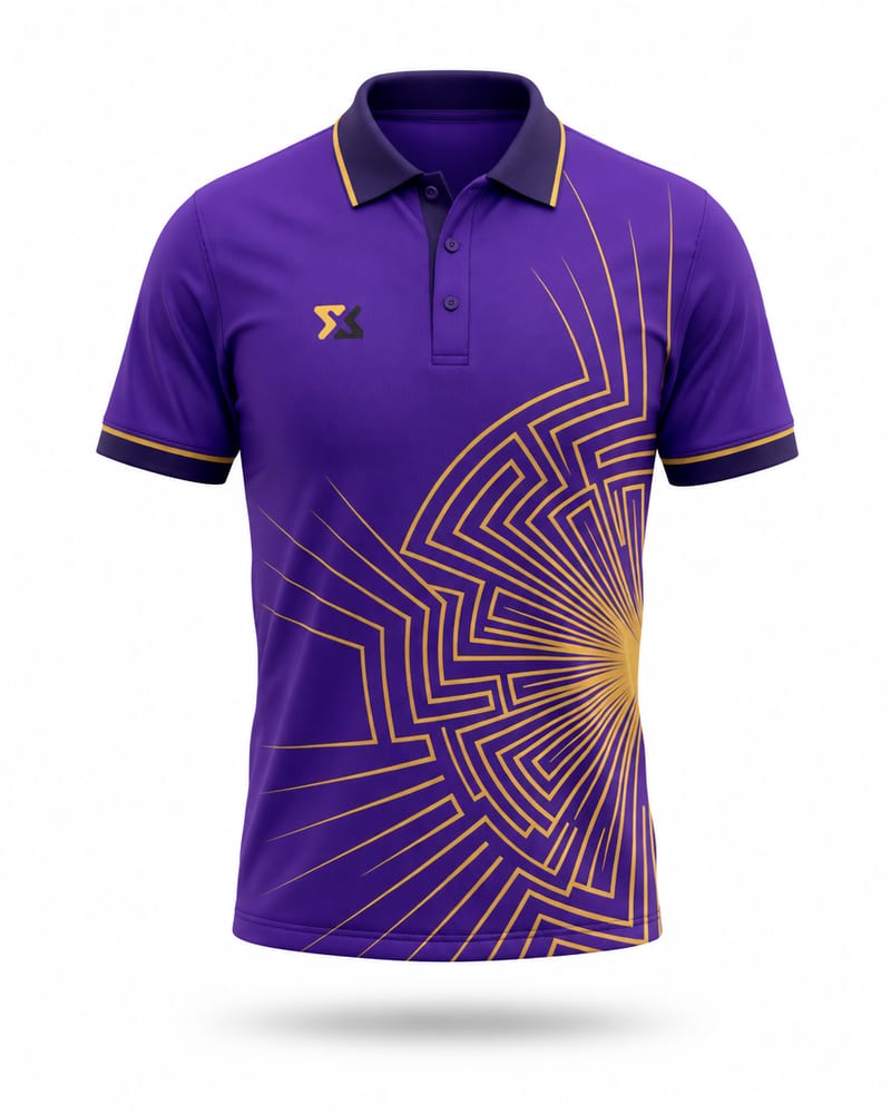 Purple Maze Cricket Jersey