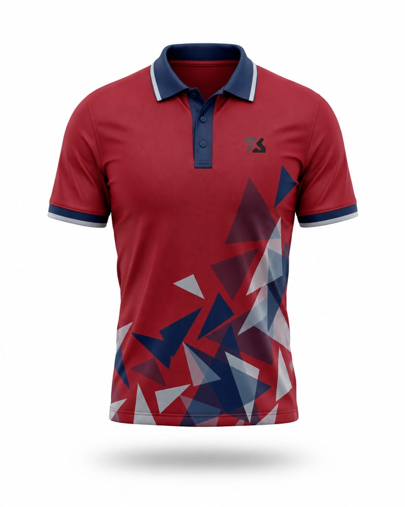Crimson Web Cricket Jersey