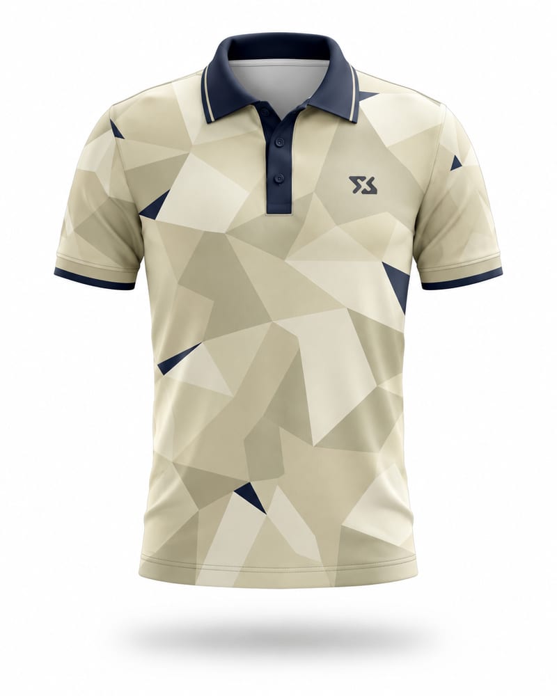 Ivory Geo Cricket Jersey