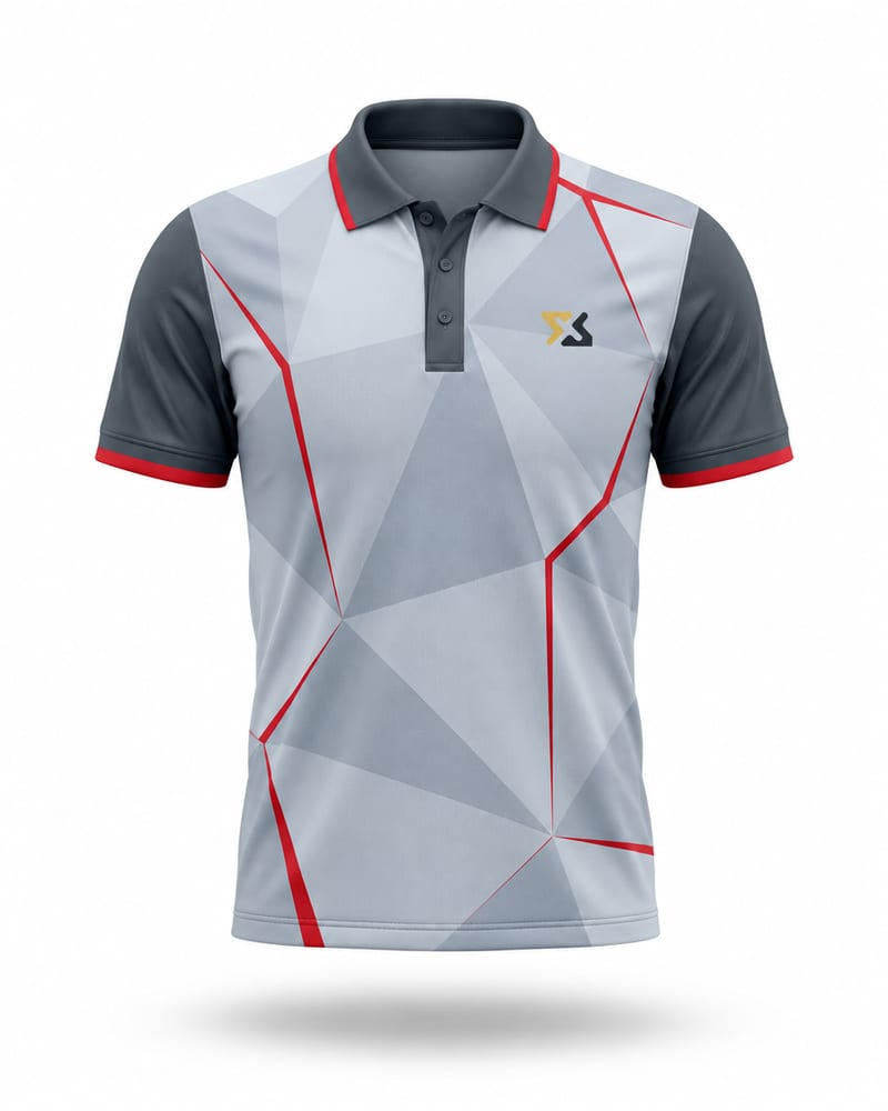 Silver Facet Cricket Jersey