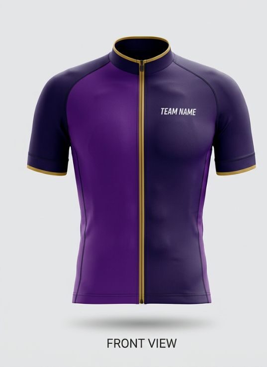 Violet Split Cycling Jersey
