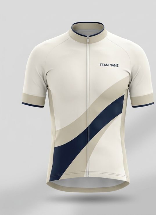 Ivory Wave Cycling Jersey