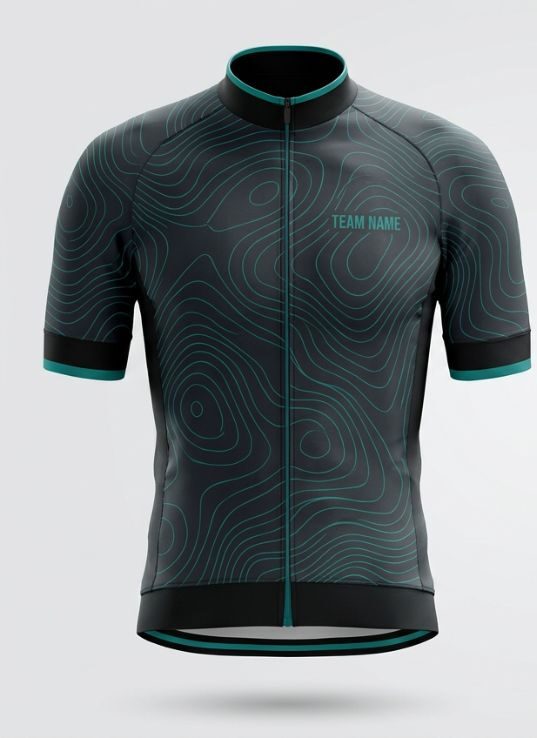 Slate Topo Cycling Jersey