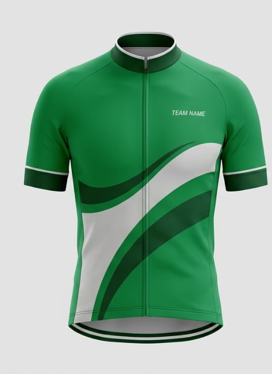 White Wave Cycling Jersey