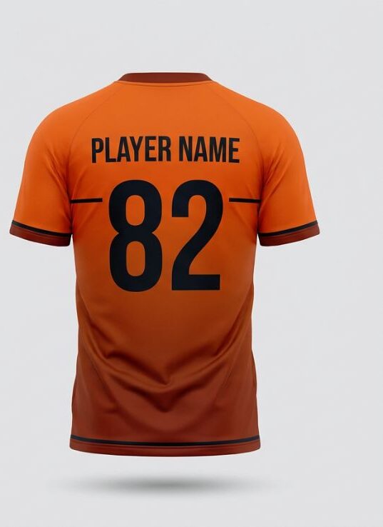 Sunset Gradient Esports Jersey, sunset orange, back