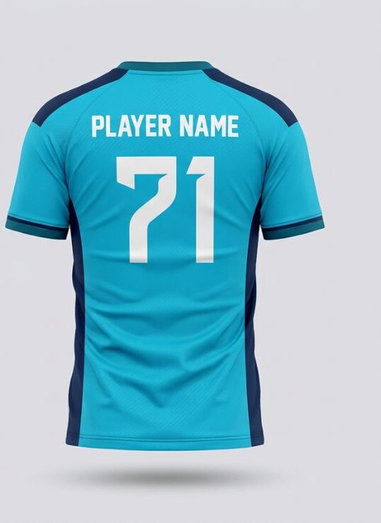 Cyan Weave Esports Jersey, cyan, back