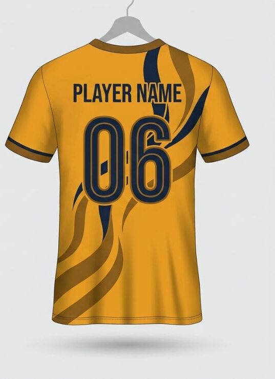 Amber Aurora Football Jersey, amber, back