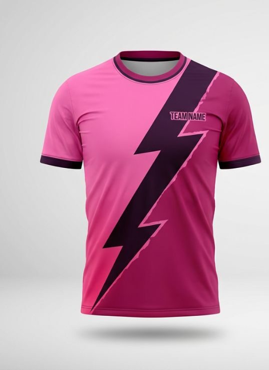 Rose Lightning Football Jersey