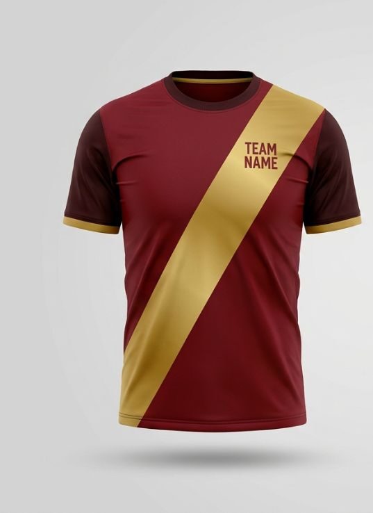 Maroon Sash Football Jersey