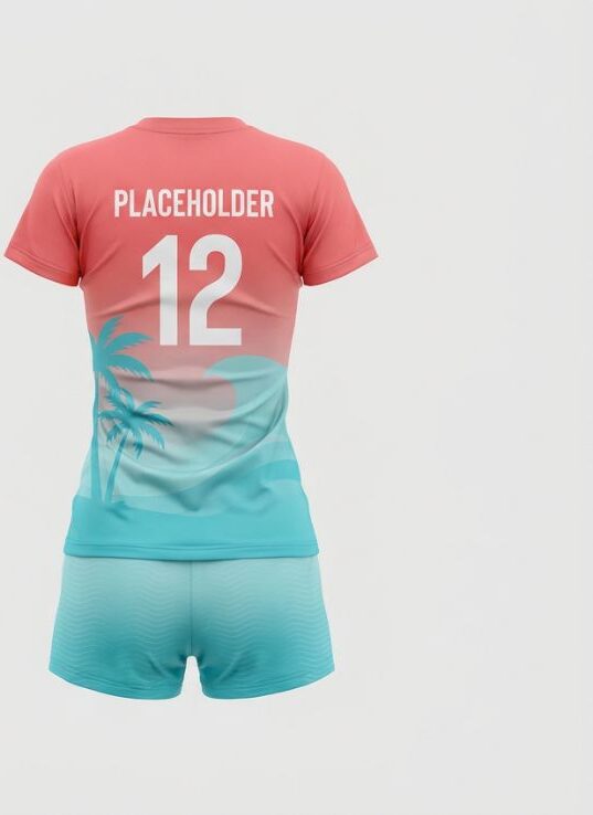 Beach Blaze Volleyball Jersey, back