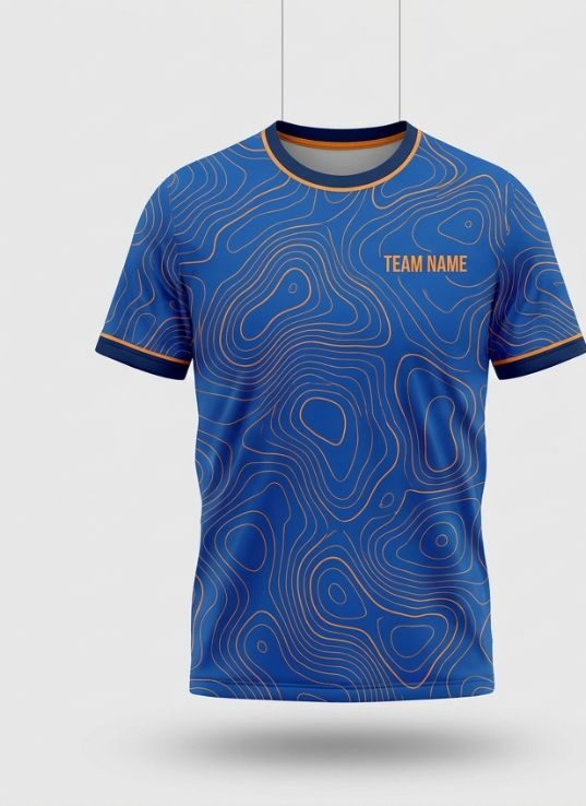 Azure Lines Volleyball Jersey