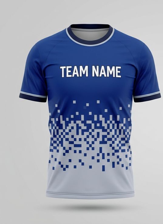 Royal Pixel Volleyball Jersey