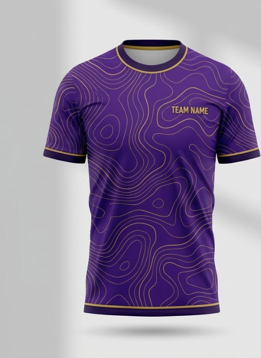 Purple Lines Volleyball Jersey
