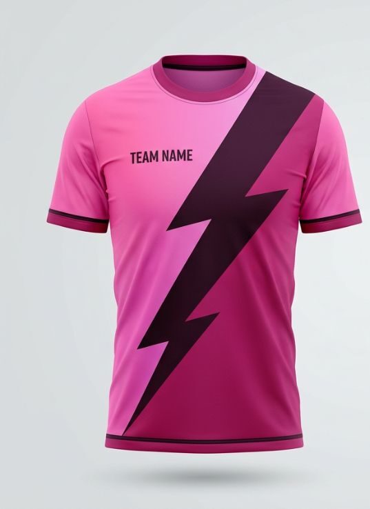 Rose Lightning Volleyball Jersey