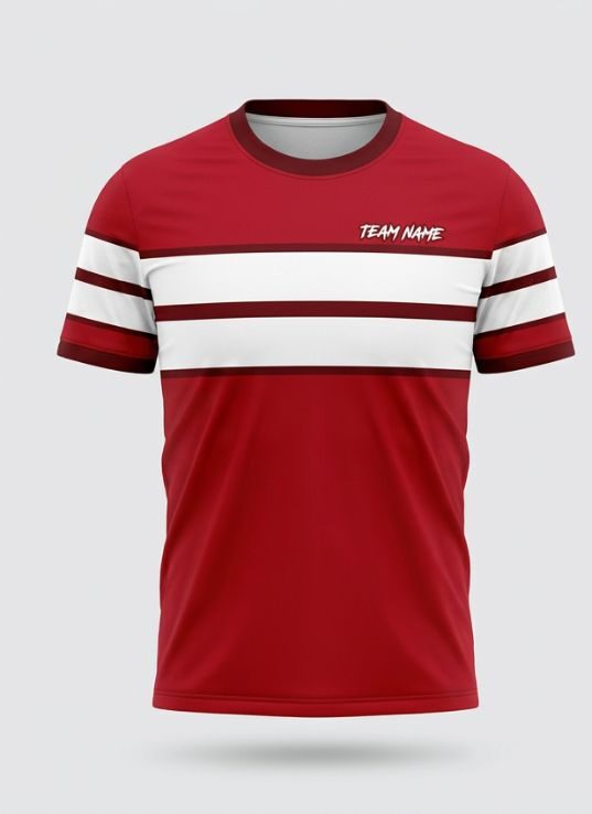 Scarlet Hoops Volleyball Jersey