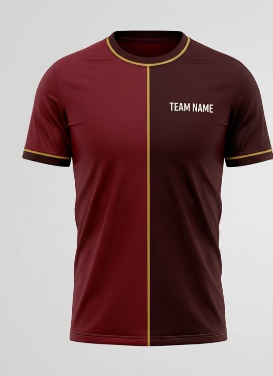 Maroon Half Volleyball Jersey