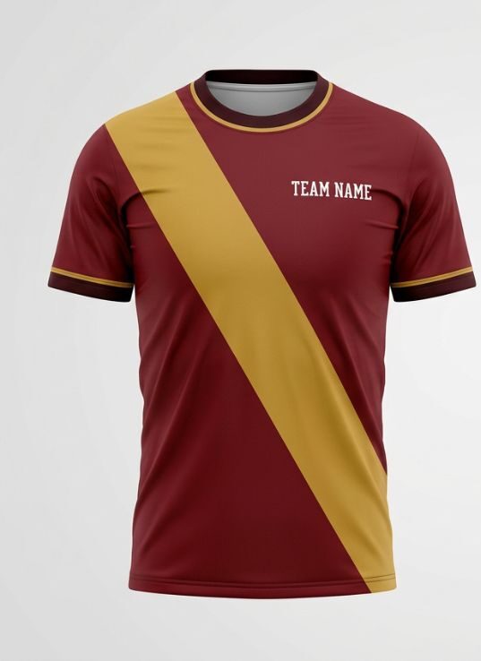 Maroon Sash Volleyball Jersey