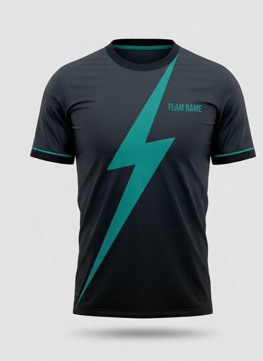 Charcoal Lightning Volleyball Jersey