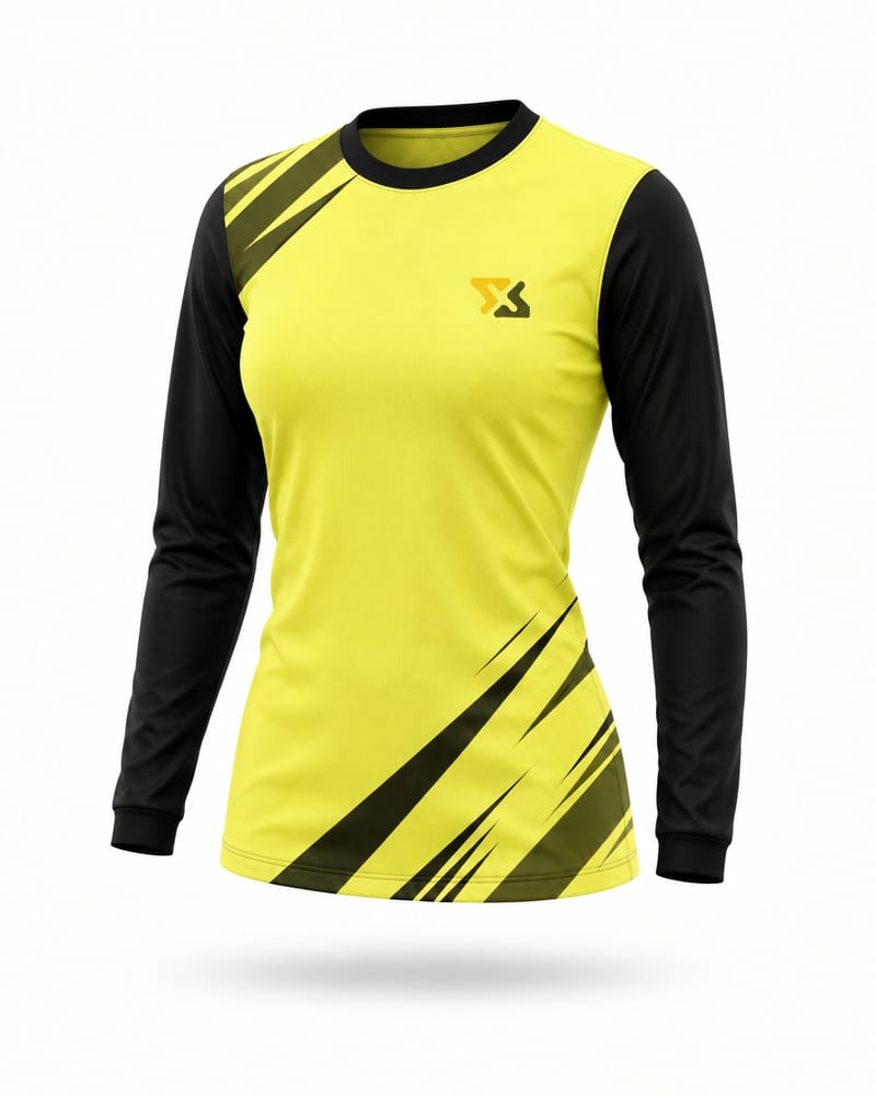 Women’s Custom Esports Jersey: Round Neck, Full Sleeve
