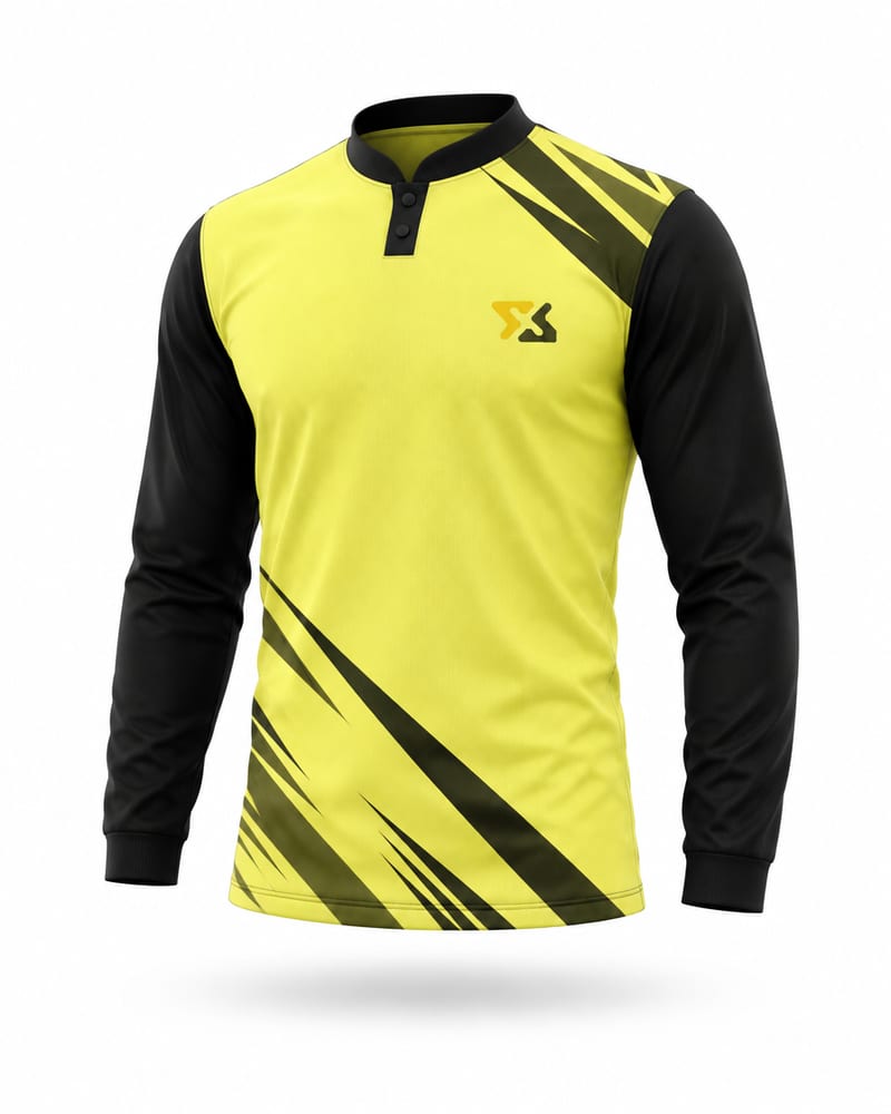 Kids Custom Cricket Jersey: Mandarin Collar, Full Sleeve
