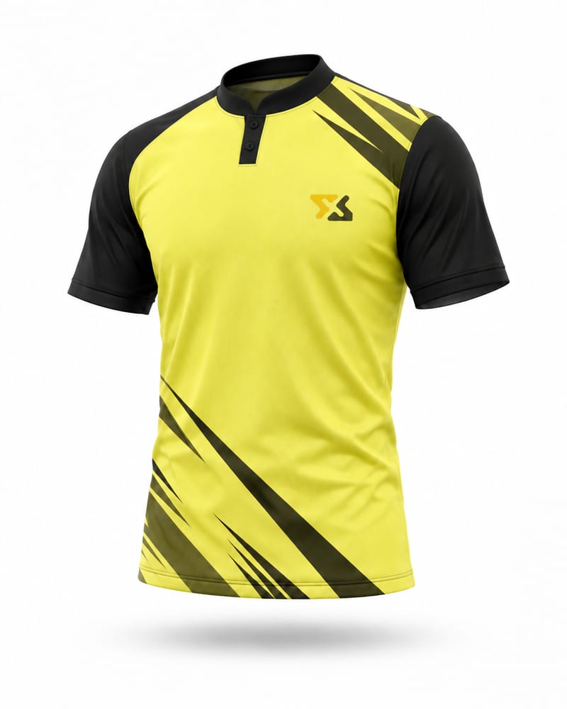 Mandarin Collar, Half Sleeve, Raglan