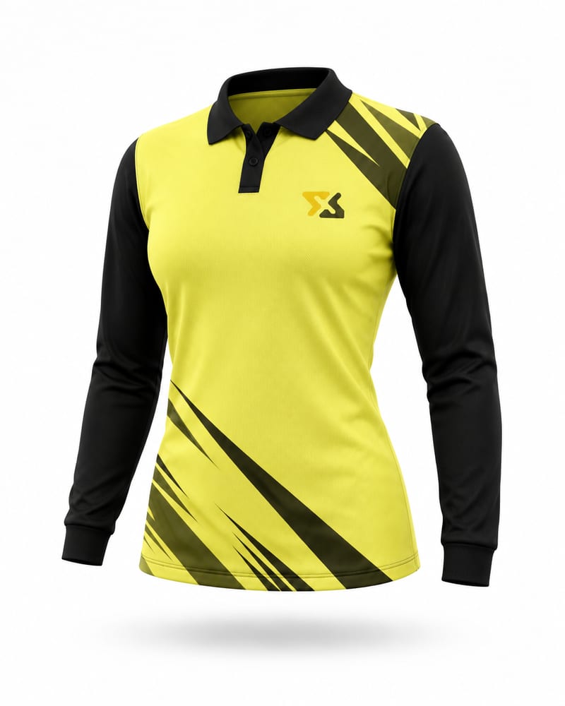 Women’s Custom Bikers Jersey: Polo, Full Sleeve