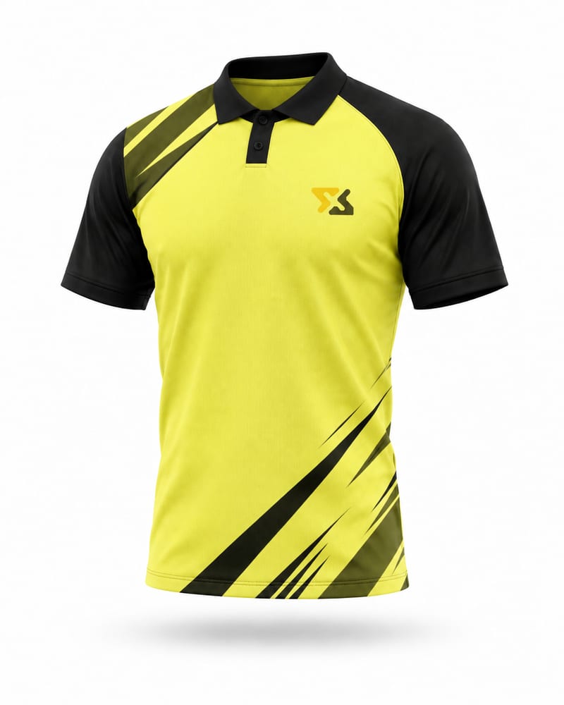 Kids Custom Badminton Jersey: Polo, Half Sleeve, Raglan