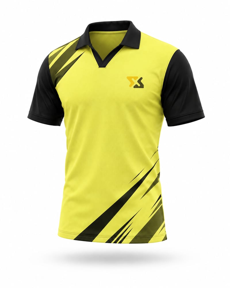V Neck Polo, Half Sleeve