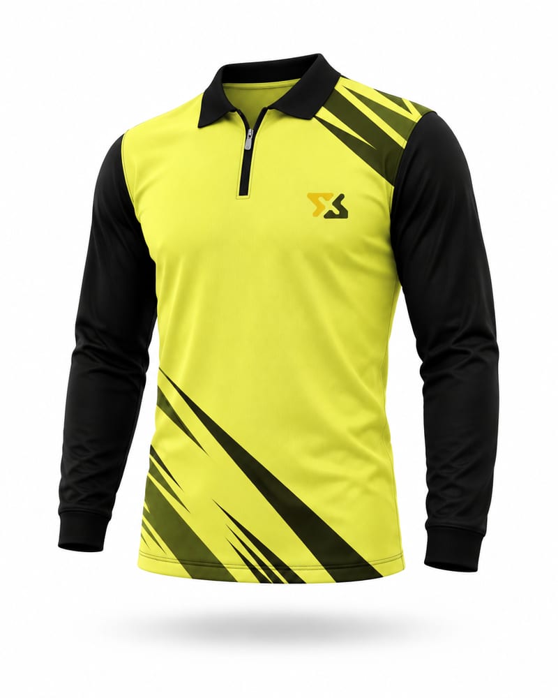 Zip Polo, Full Sleeve