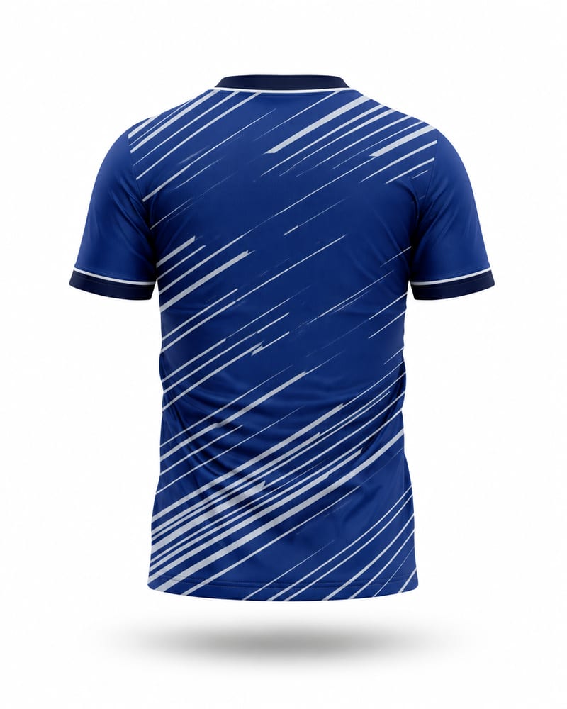 Royal Speed Cricket Jersey, royal blue, back