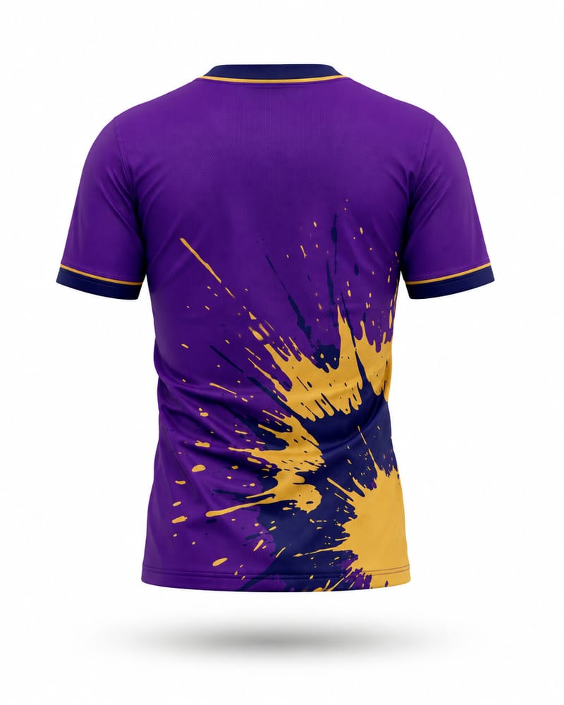 Purple Riot Cricket Jersey, purple, back