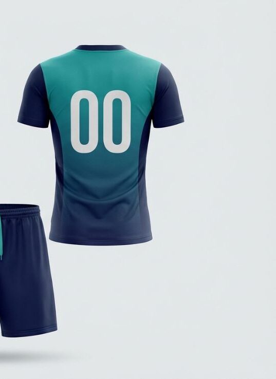 Tidal Fade Football Jersey, back
