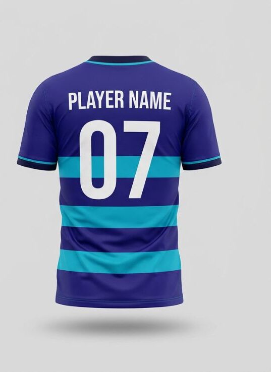Indigo Heritage Football Jersey, indigo, back