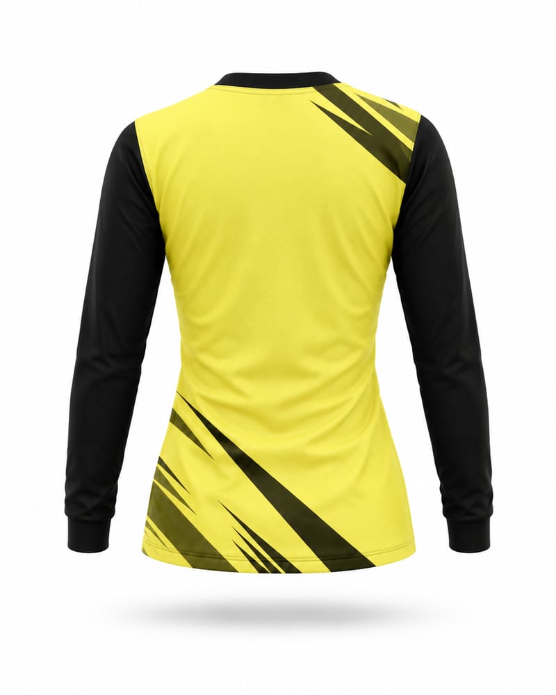 Women's Custom Bikers Jersey: Round Neck, Full Sleeve, back
