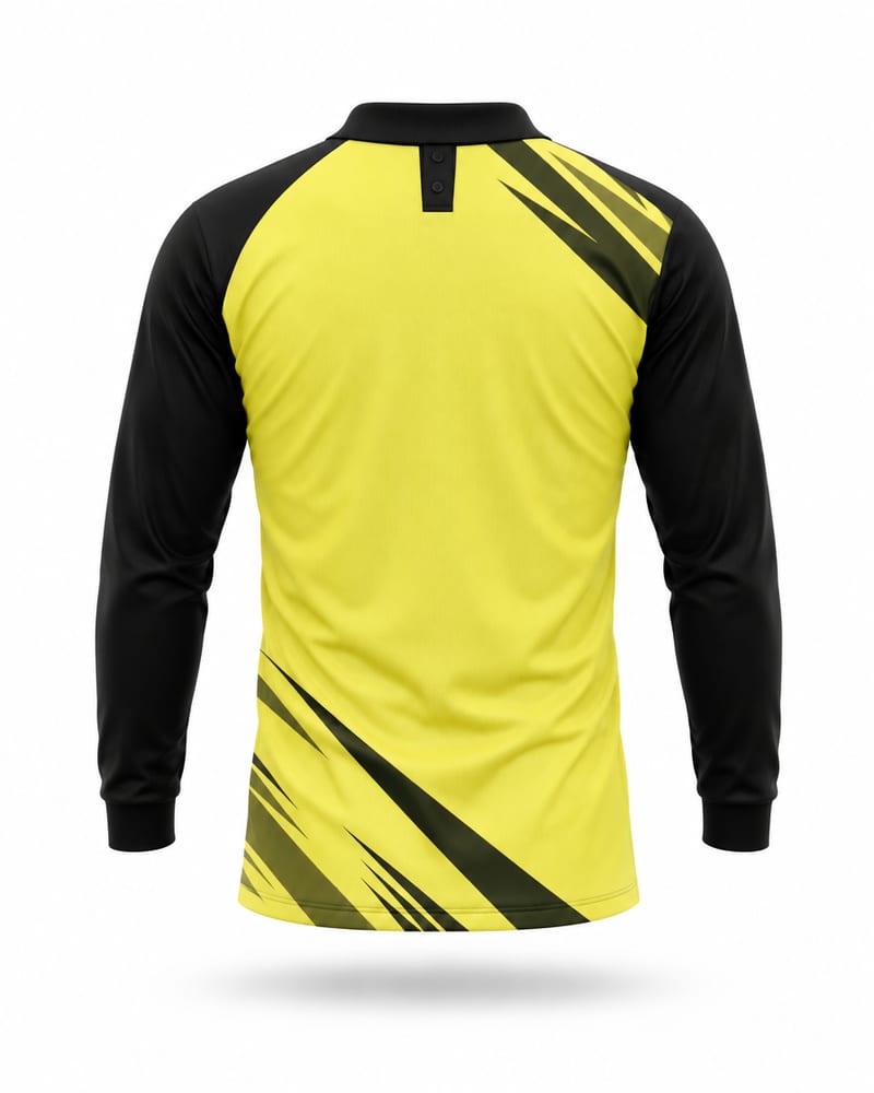 Kids Custom Cricket Jersey: Polo, Full Sleeve, Raglan, back