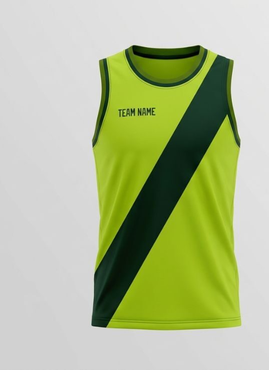 Lime Sash Basketball Jersey