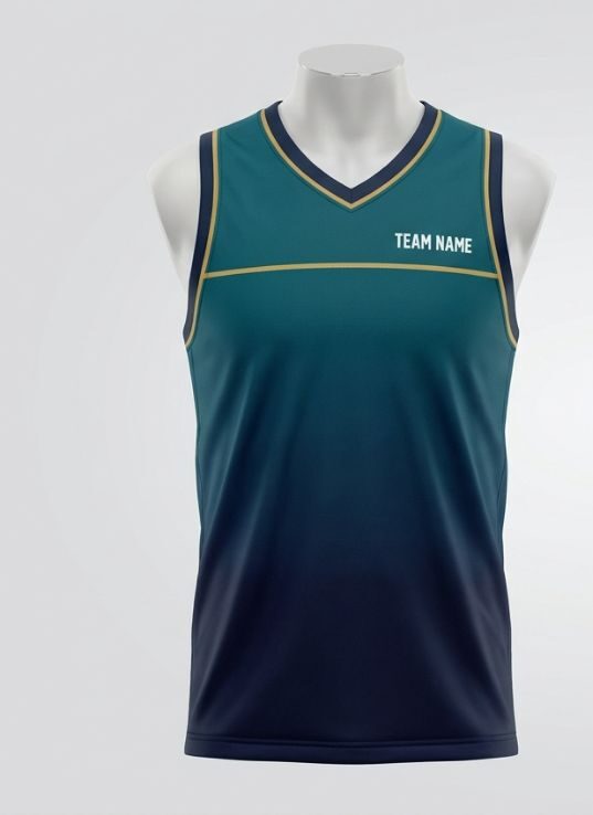 Peacock Dusk Basketball Jersey