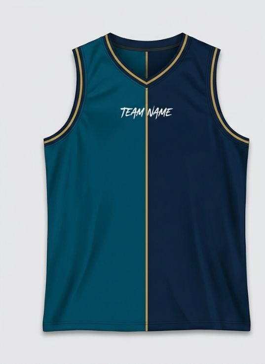 Peacock Half Basketball Jersey