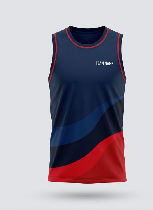 Navy Crash Basketball Jersey