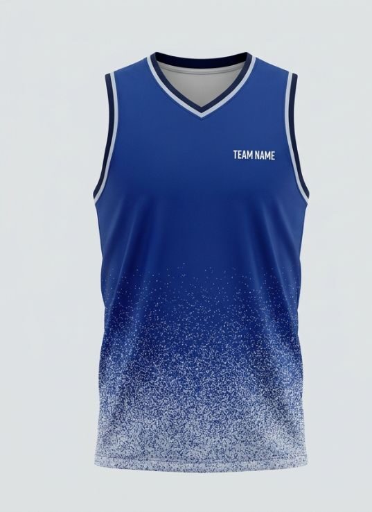 Royal Static Basketball Jersey