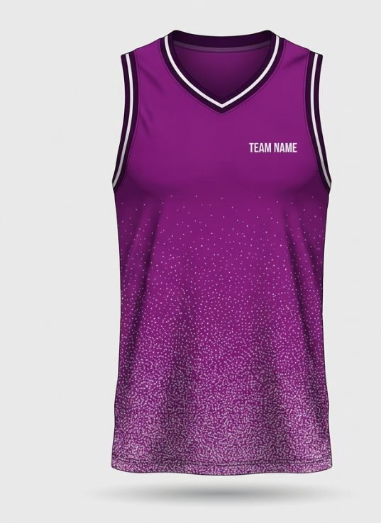 Orchid Static Basketball Jersey