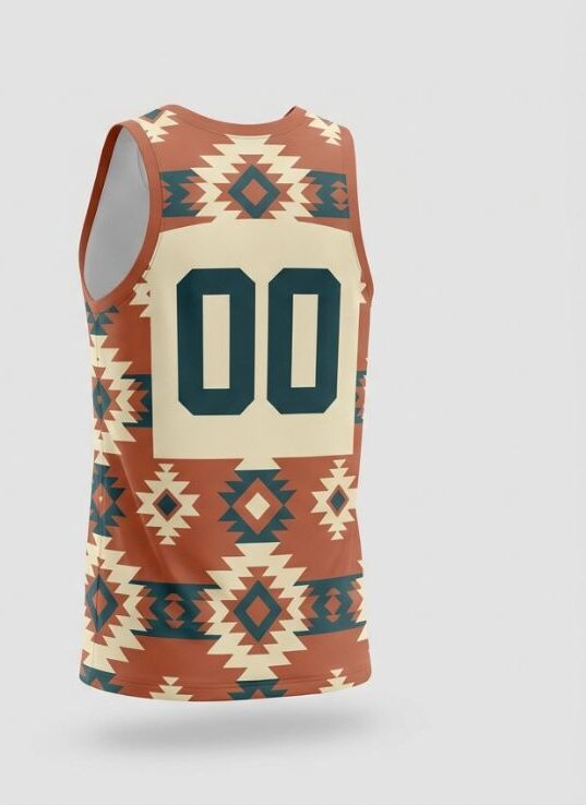 Aztec Court Basketball Jersey, back