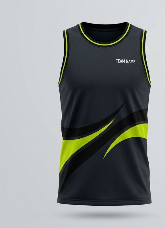 Nightvolt Wave Basketball Jersey