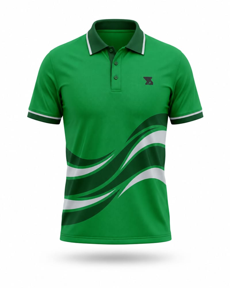 Emerald Wave Cricket Jersey